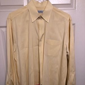 Yellow Brooks Brothers Button Down Shirt